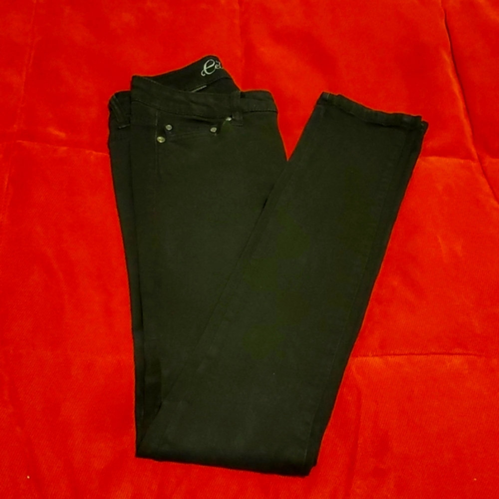 Celebrity Pink Black Skinny Leg Jeggings